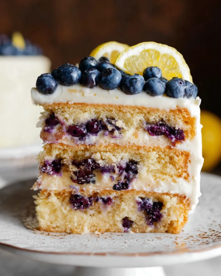 The Best Lemon Blueberry Cake Recipe – Perfect for Easter