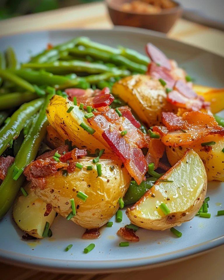 country ranch green beans and potatoes