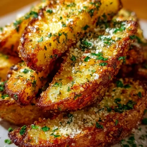 Garlic Parmesan Potato Wedges