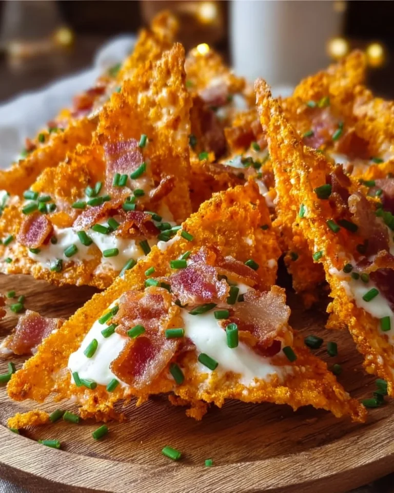 Cream Cheese Bacon Stuffed Doritos appetizer ready to serve