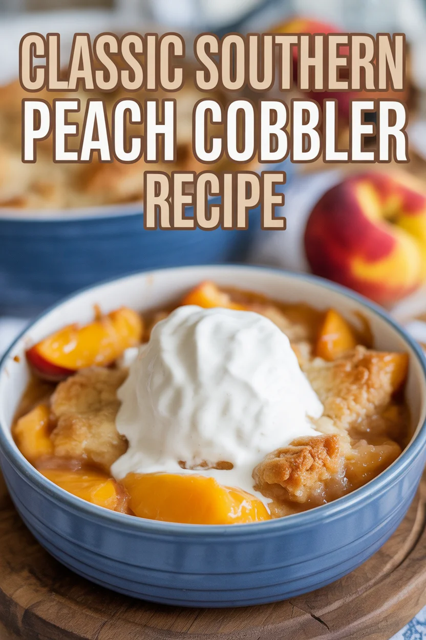 Classic Southern Peach Cobbler Recipe