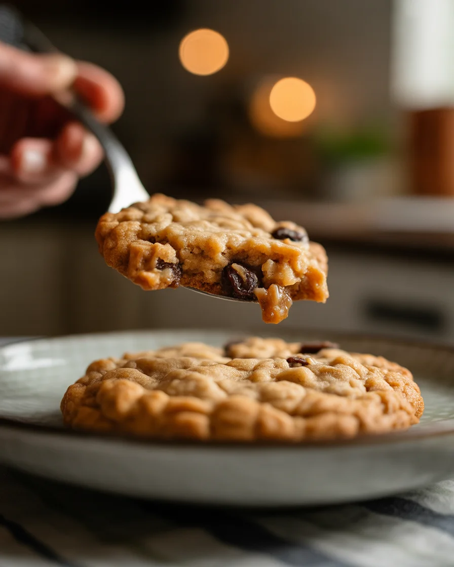 Soft and Chewy Oatmeal Raisin Cookies