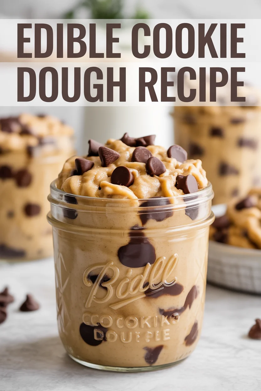 edible cookie dough recipe