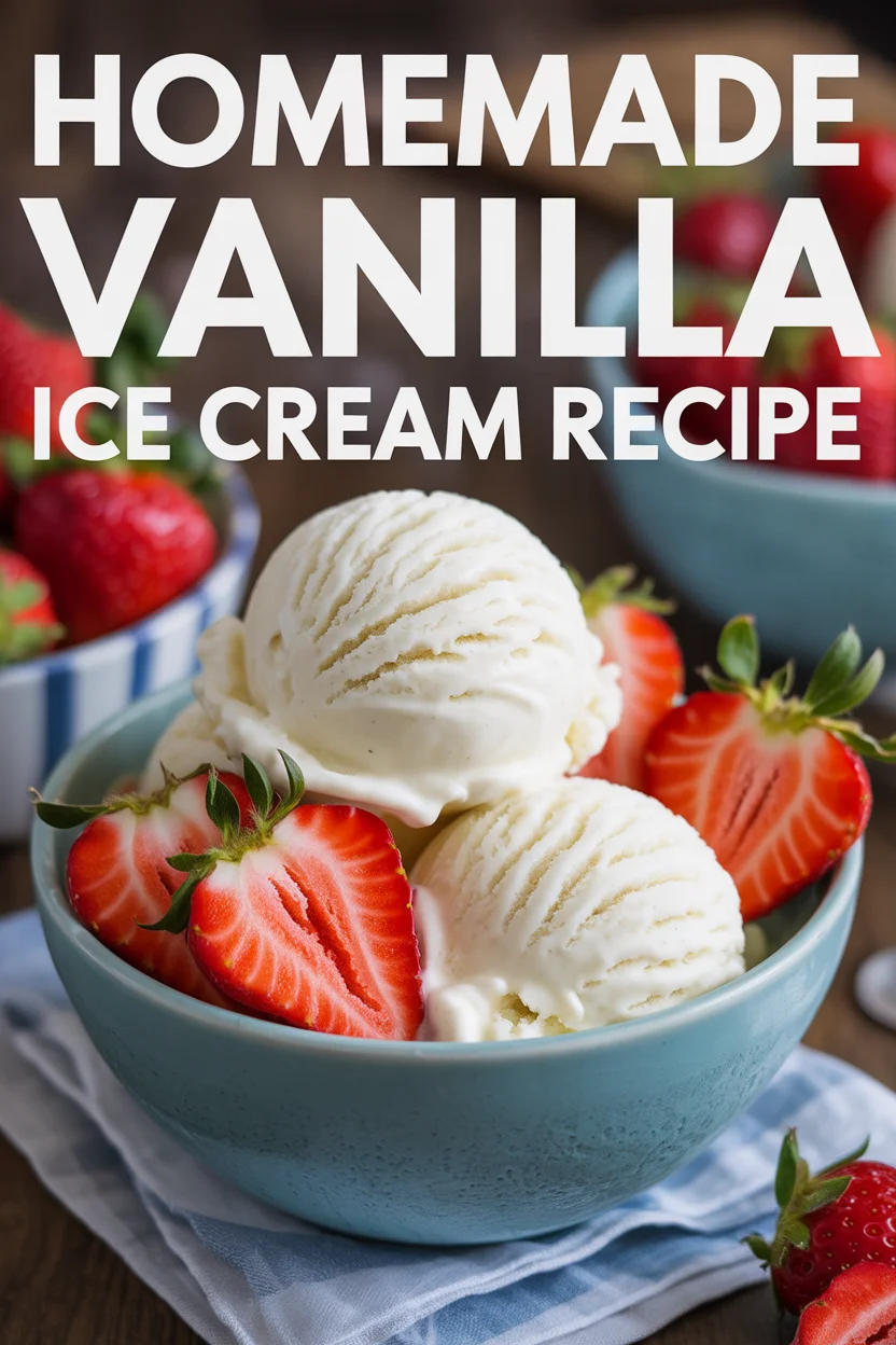 homemade ice cream recipe