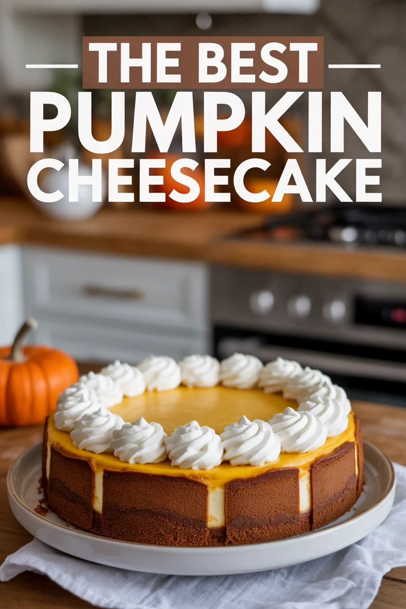 The BEST Pumpkin Cheesecake
