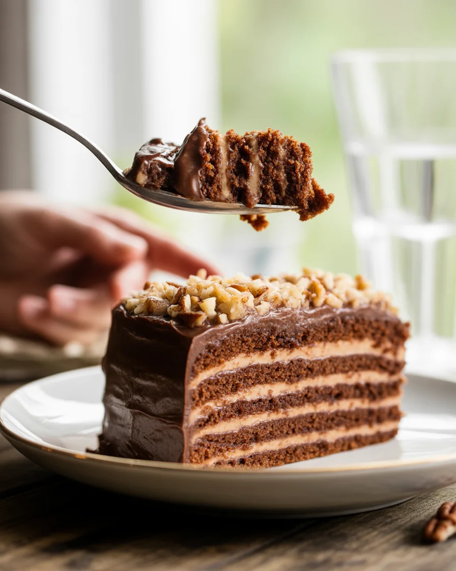 Homemade German Chocolate Cake