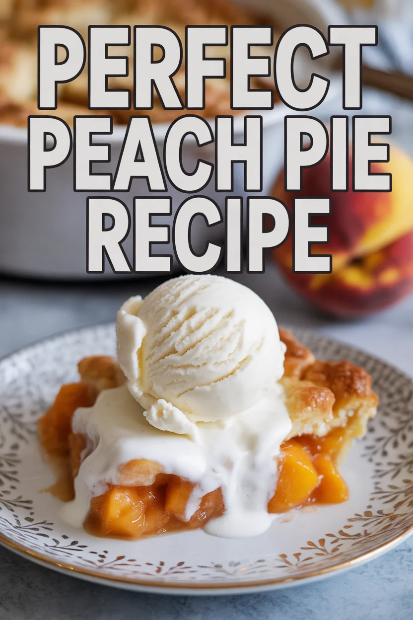 peach pie recipe