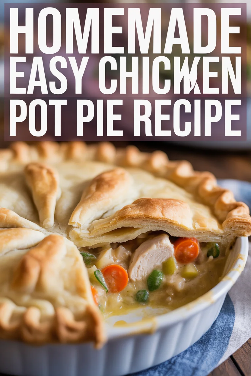 Homemade Easy Chicken Pot Pie Recipe