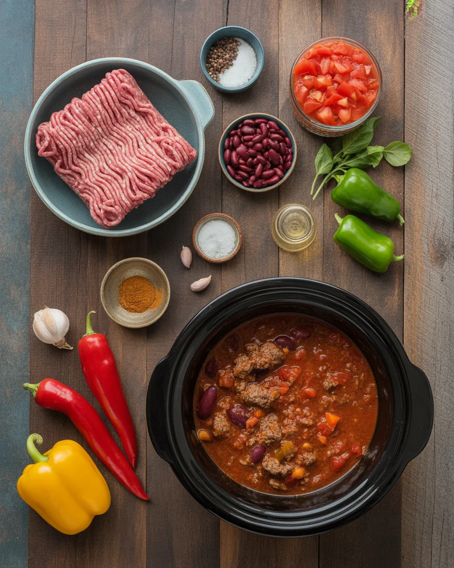 crockpot chili recipe
