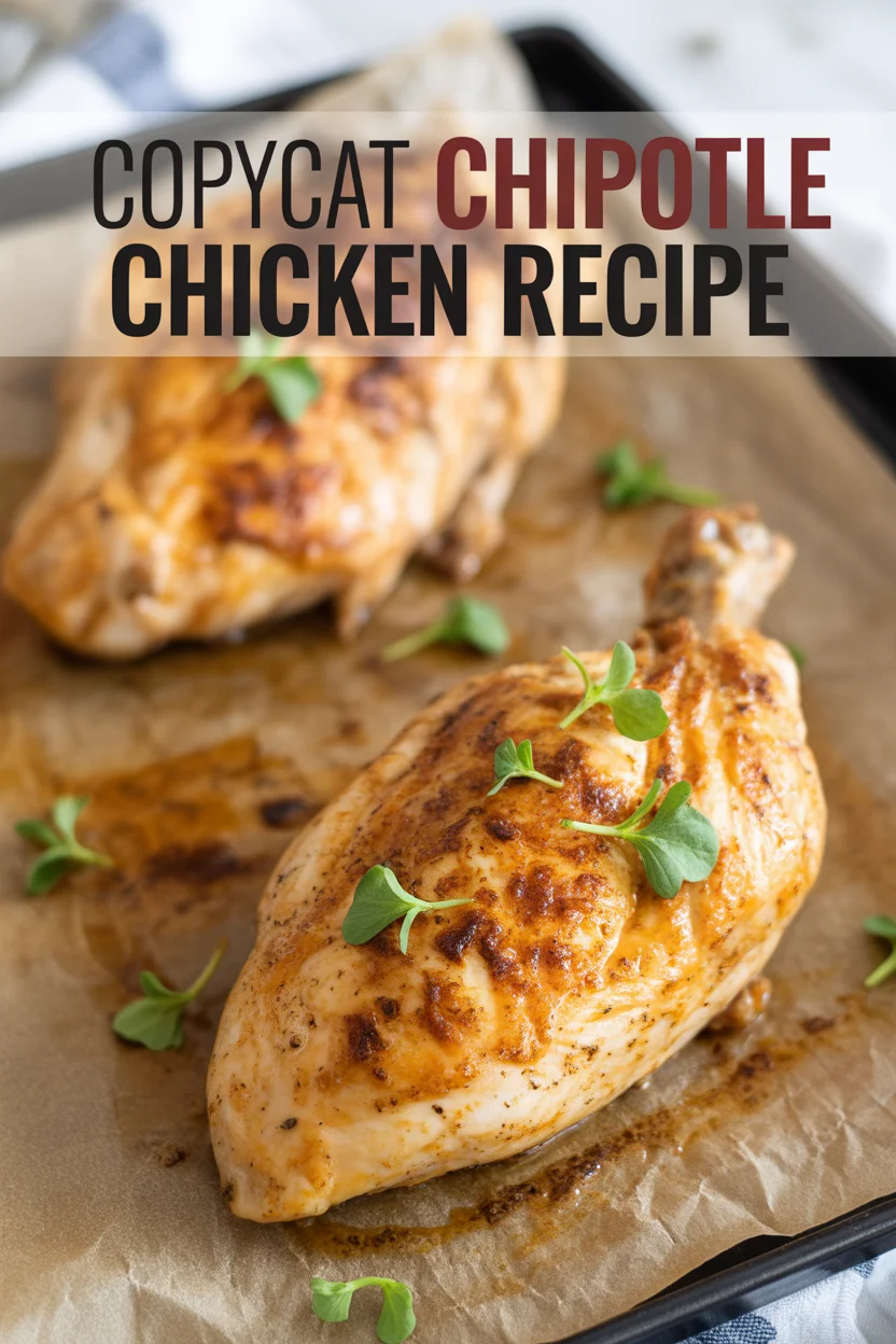 Copycat Chipotle Chicken Recipe