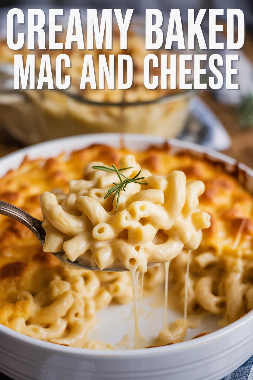 Creamy Baked Mac and Cheese