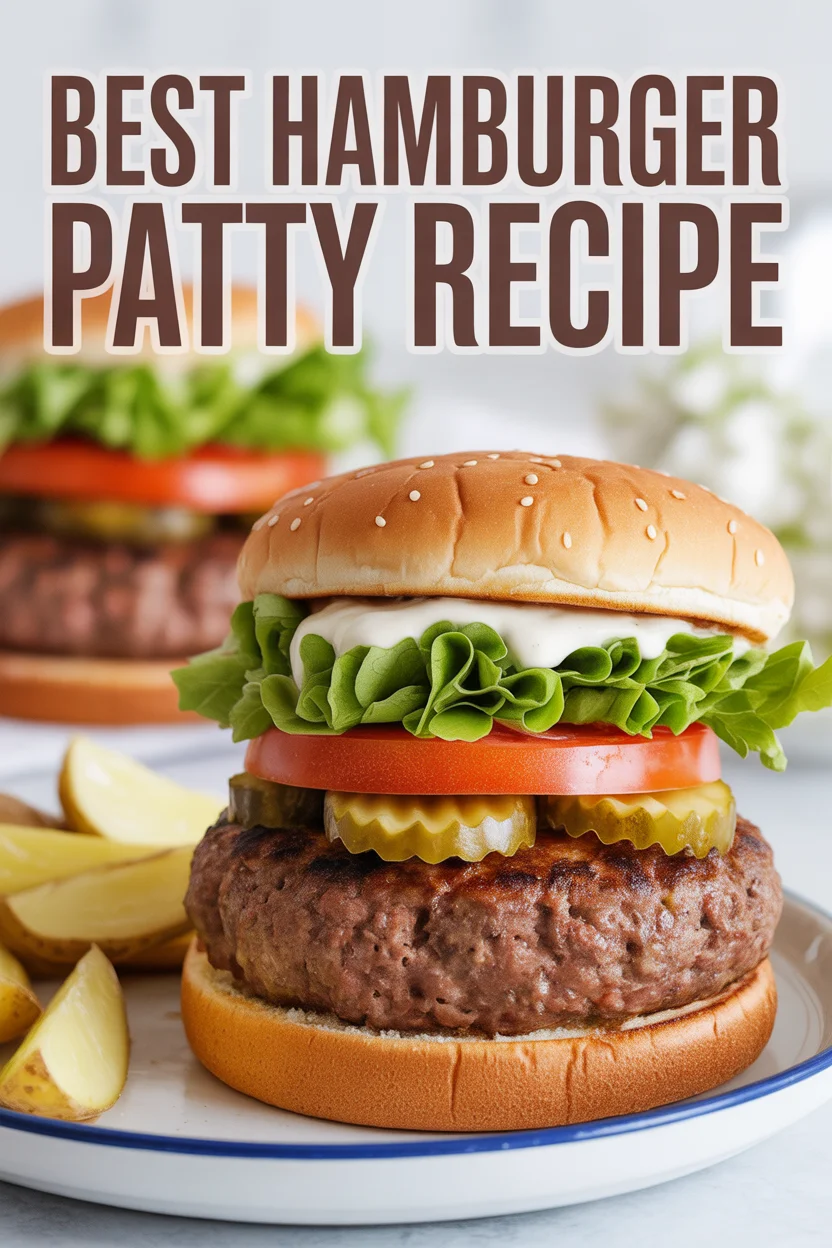 Best Hamburger Patty Recipe