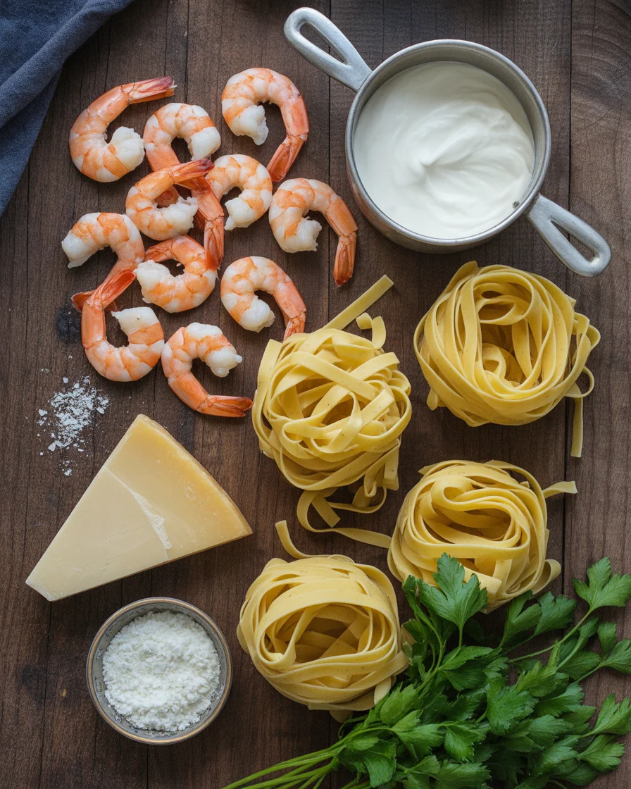 Shrimp Fettuccine Alfredo Recipe