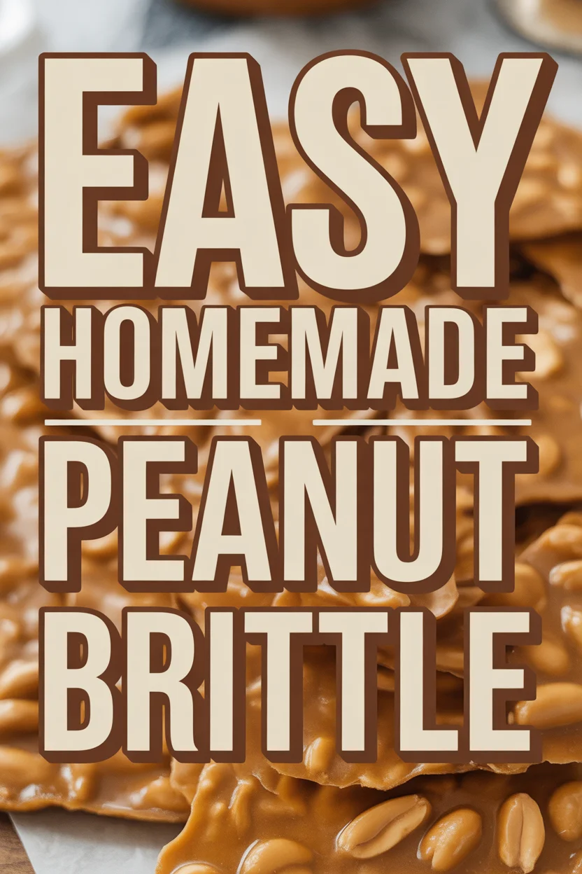 Easy Homemade Peanut Brittle