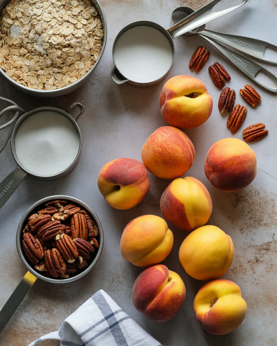 peach crisp recipe