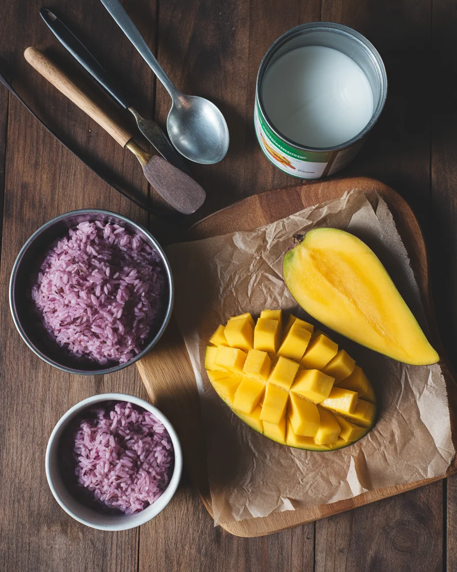 mango sticky rice recipe