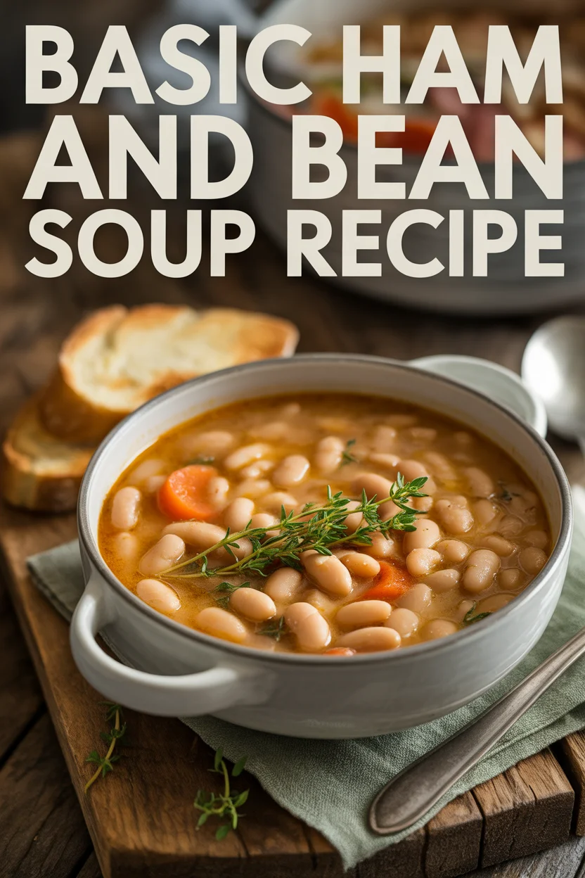 Basic Ham and Bean Soup Recipe