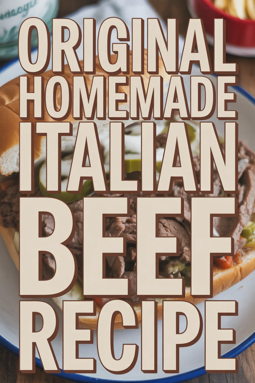 italian beef recipe