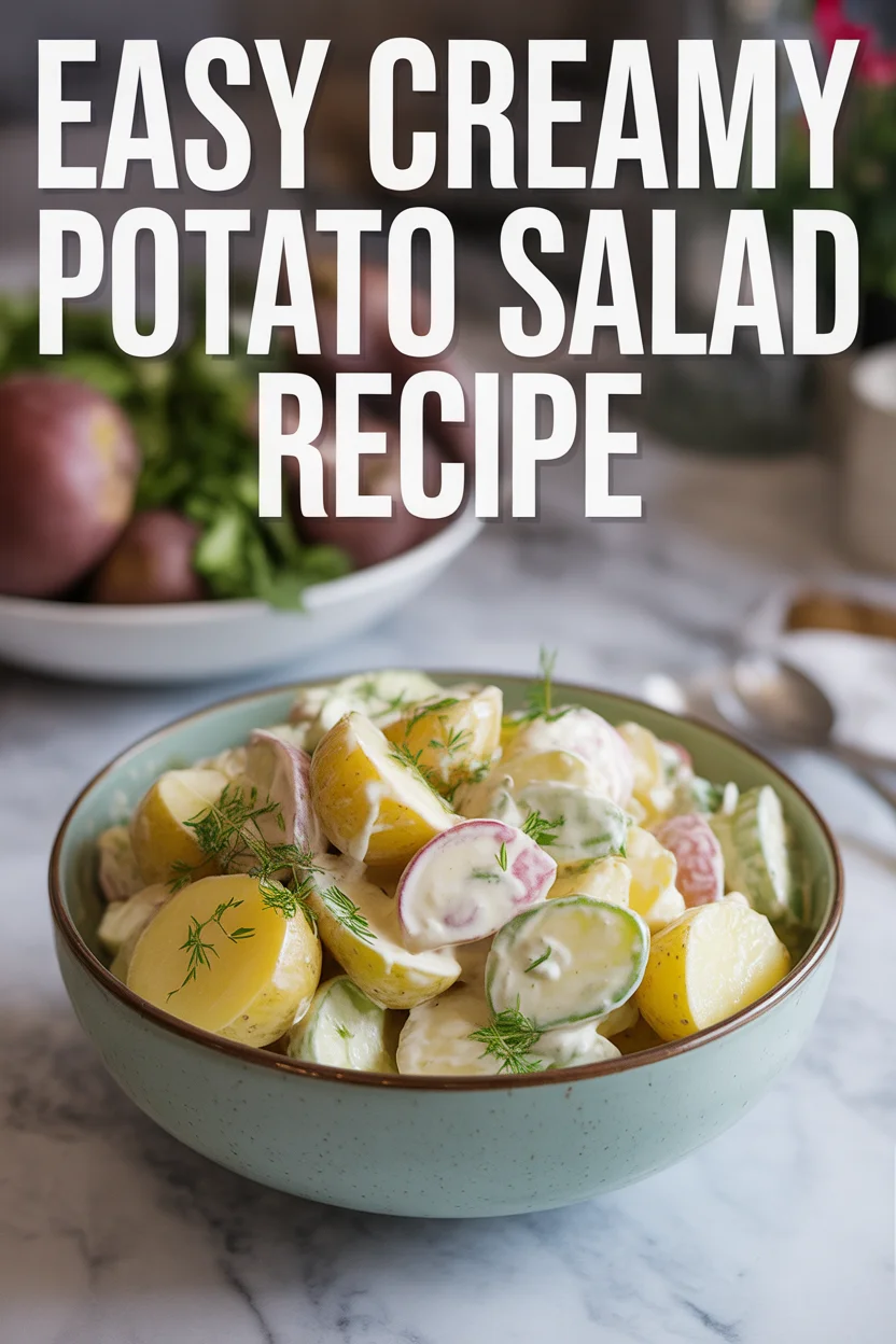 Easy Creamy Potato Salad Recipe