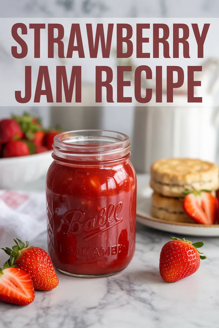 strawberry jam recipe
