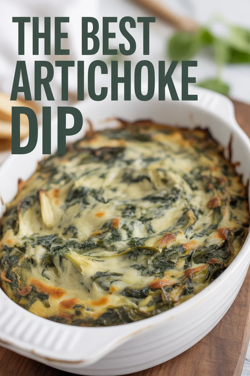 The BEST Artichoke Dip