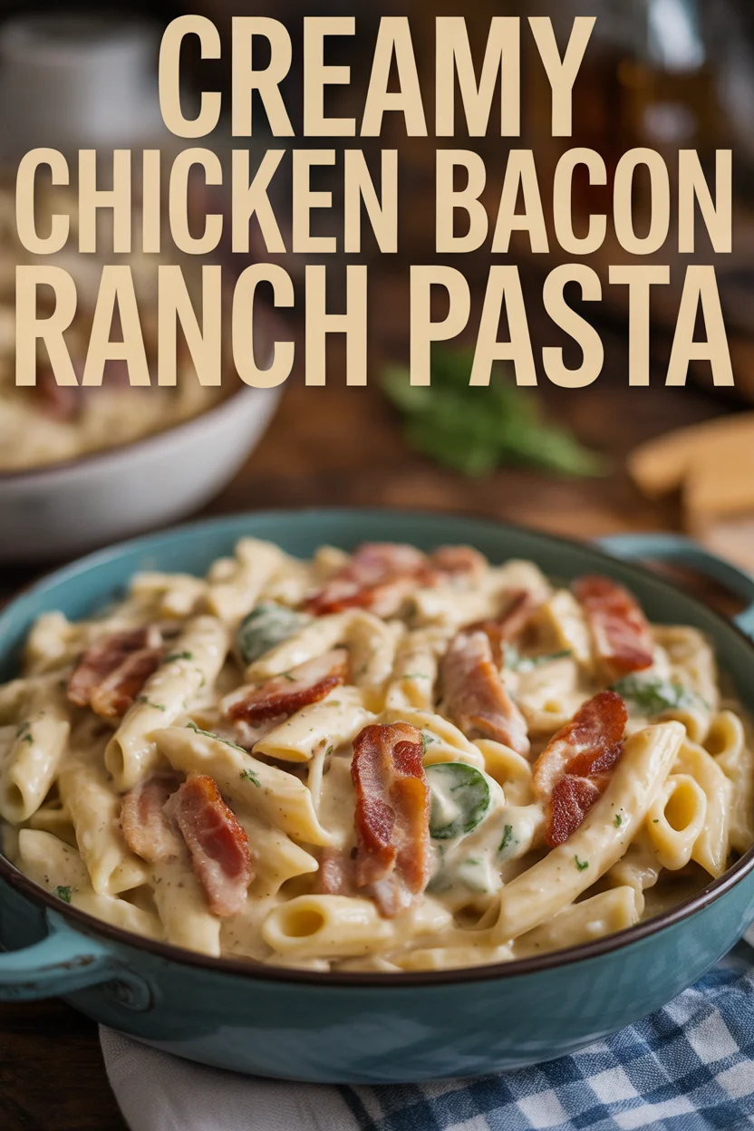 Chicken Bacon Ranch Pasta