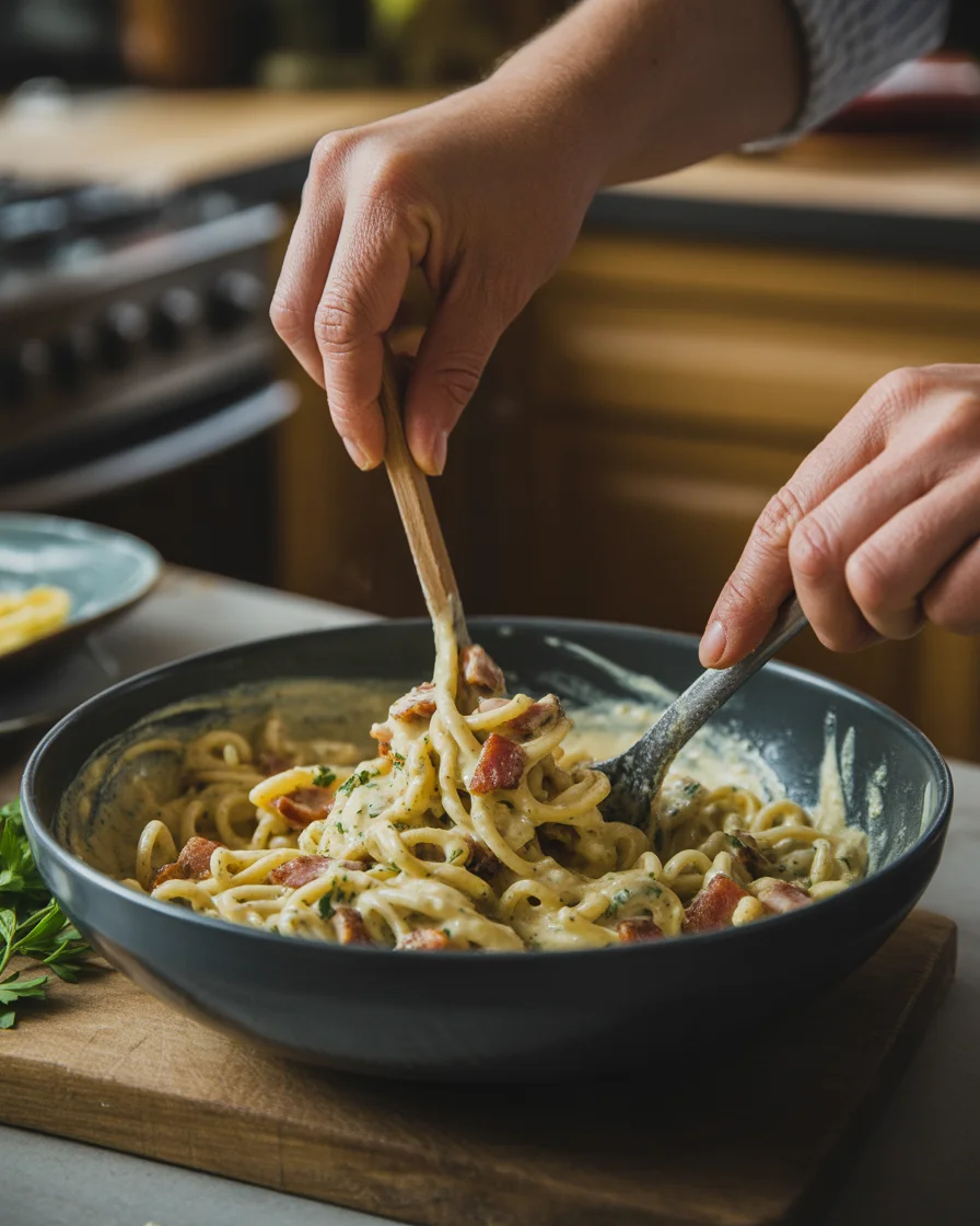 Chicken Bacon Ranch Pasta