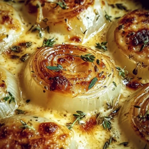 Asiago Creamy Baked Onions