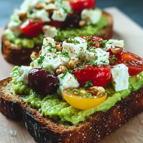 Avocado Feta Toast