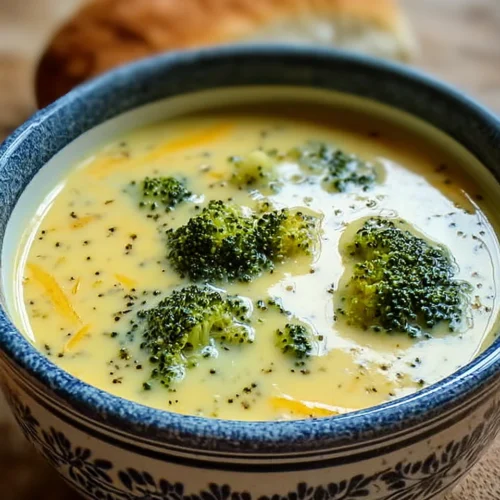 Creamy Dreamy Broccoli Cheese Soup