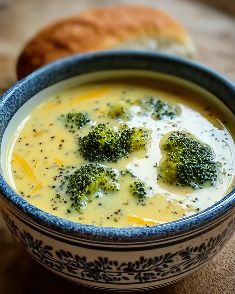 Creamy Dreamy Broccoli Cheese Soup