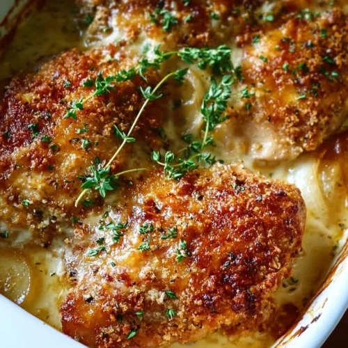 French Onion Chicken Bake