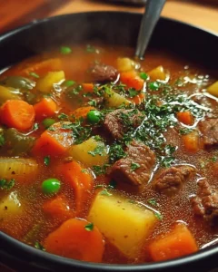 Hearty Vegetable Beef Soup