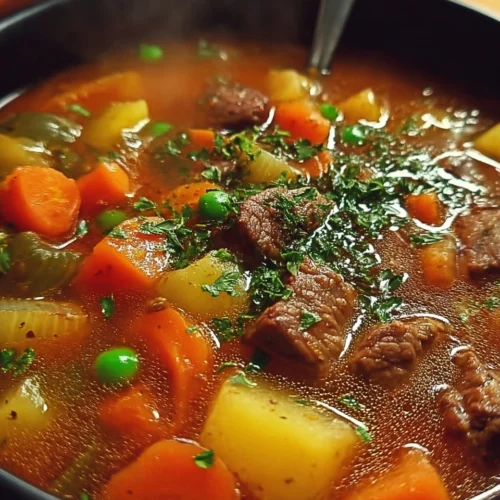 Hearty Vegetable Beef Soup