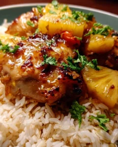 Pineapple Chicken And Rice