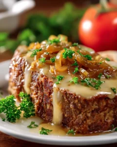Savory French Onion Meatloaf
