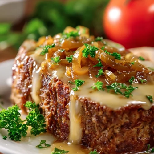 Savory French Onion Meatloaf