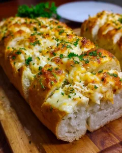 Ultimate Cracked Crab Cheese Bread