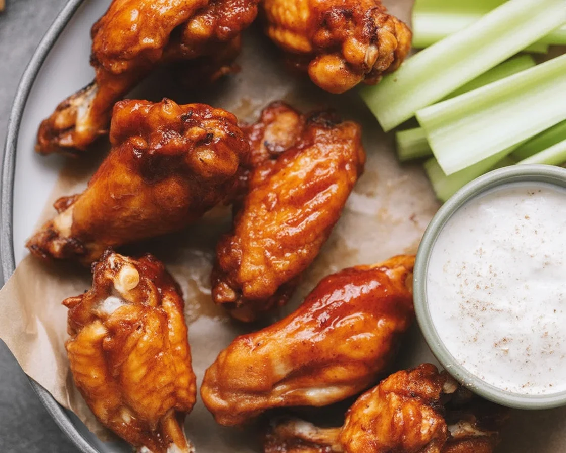 Baking Powder Chicken Wings