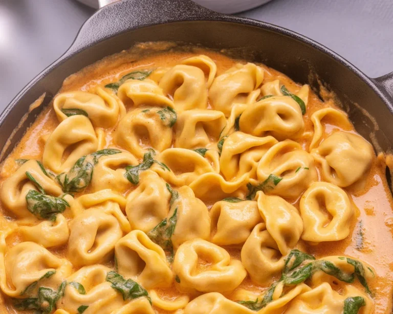 Delicious Marry Me Tortellini served with a sprinkle of cheese and herbs.