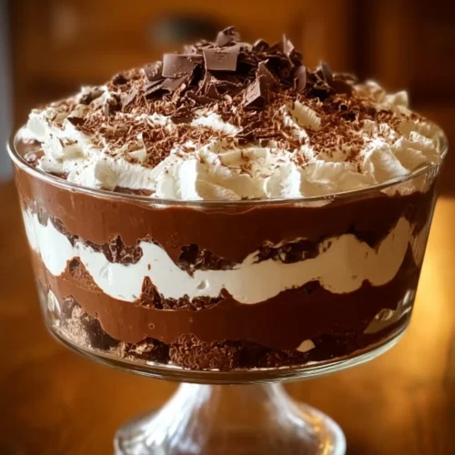 Irish Cream Chocolate Cheesecake Trifle 2 Irish Cream Chocolate Cheesecake Trifle
