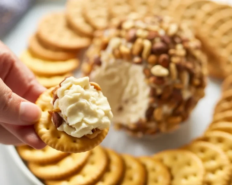 Deliciously crafted cheese ball recipe made with cheddar, cream cheese, and herbs.