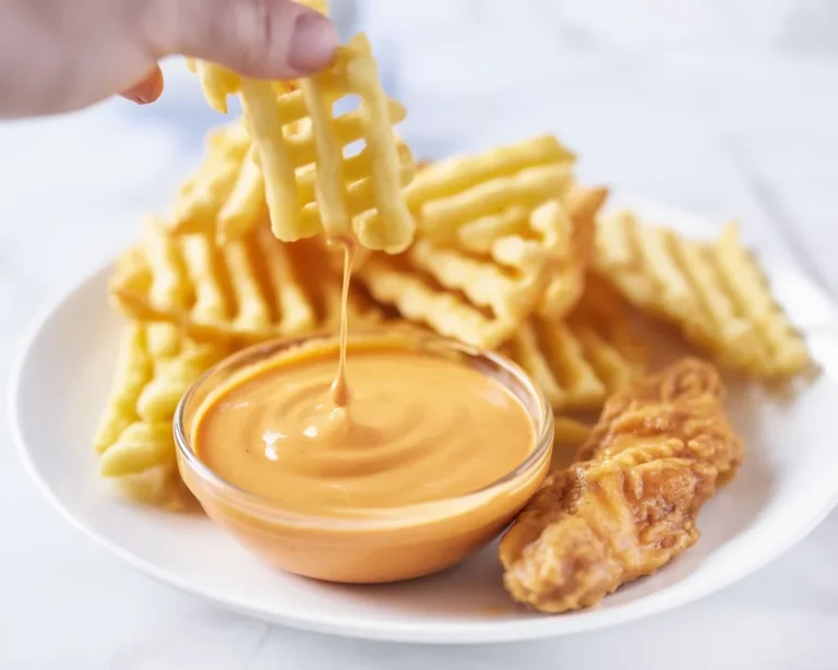 Delicious homemade Chick-fil-A sauce made with mayonnaise, BBQ sauce, mustard, and honey.