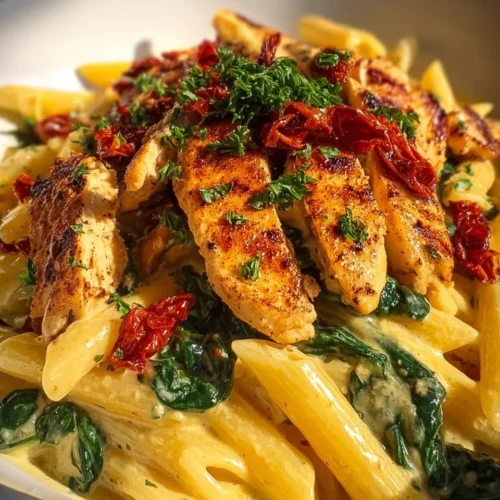 Creamy Tuscan Chicken Pasta 2 Creamy Tuscan Chicken Pasta