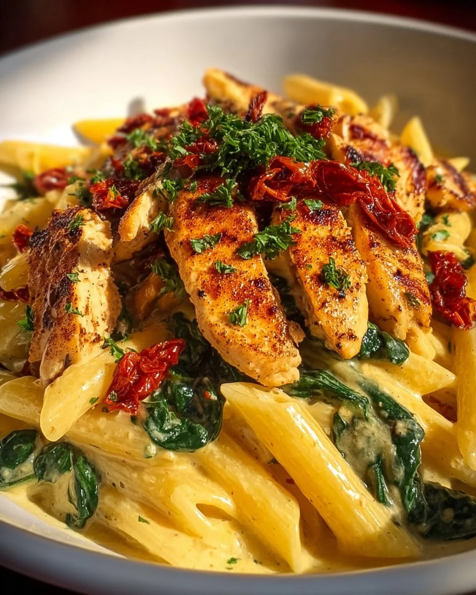 Creamy Tuscan Chicken Pasta 1 Creamy Tuscan Chicken Pasta