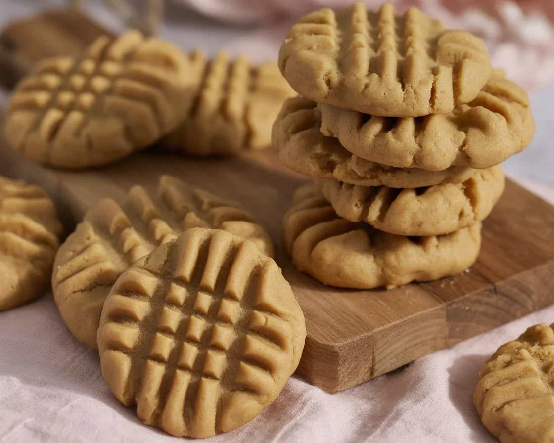 Crisscross Peanut Butter Cookies