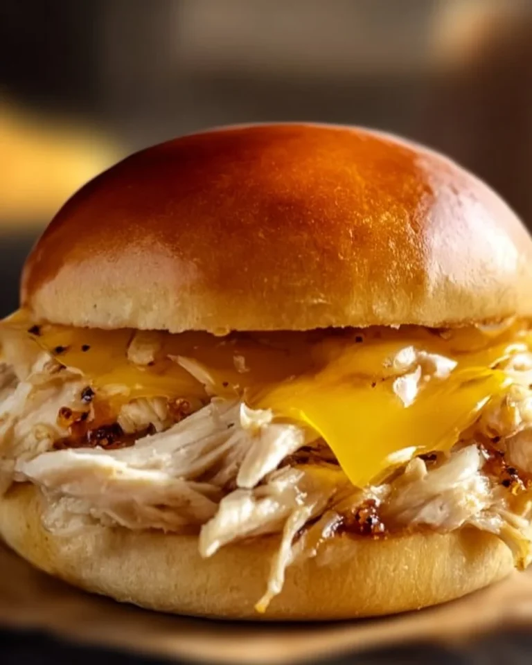 Crock Pot Ranch Chicken Sandwiches served with fresh toppings