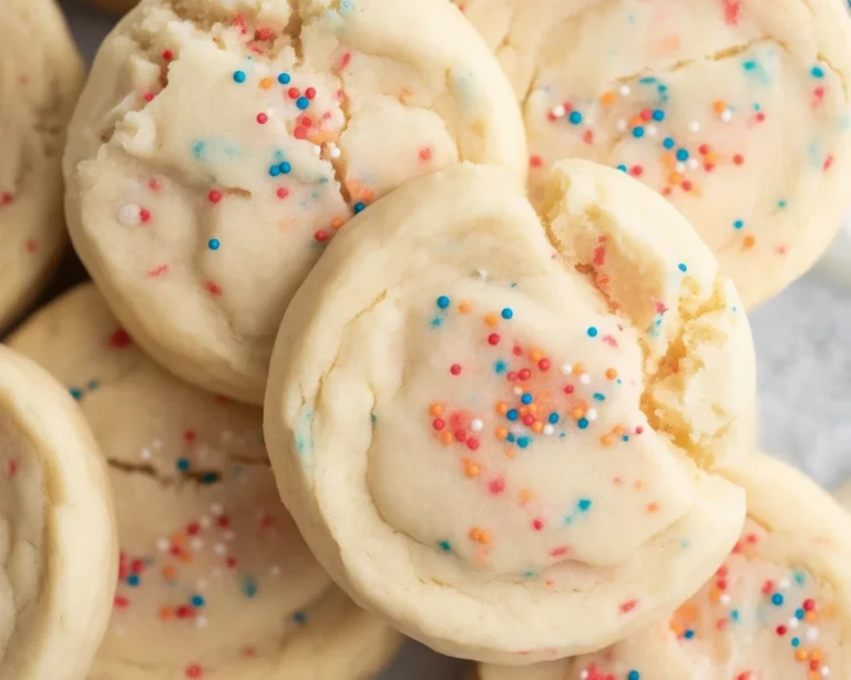 Easy sugar cookie recipe with 3 ingredients, perfect for festive baking.