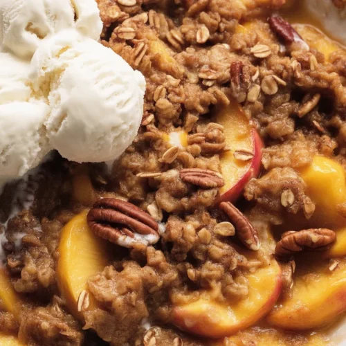 Fresh Peach Oat Crisp 2 Fresh Peach Oat Crisp