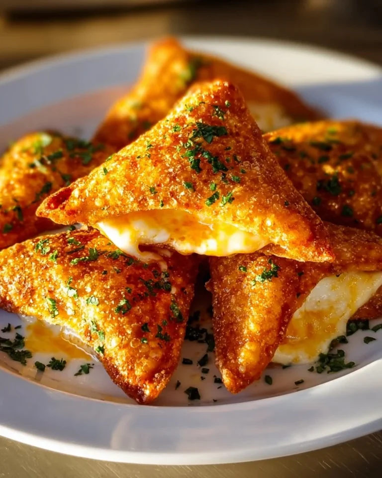 Fried cheese stuffed Doritos on a plate, delicious snack idea